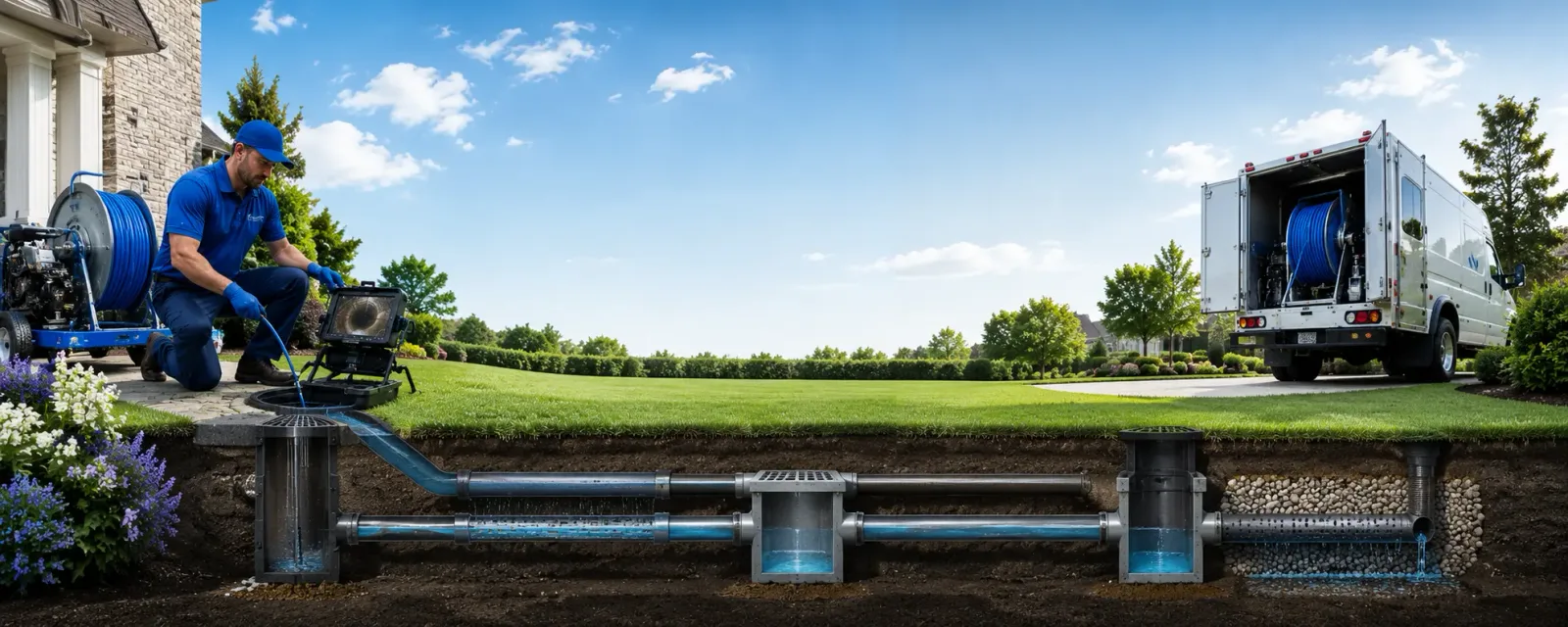 Outdoor drain cleaning information for Bee, NE